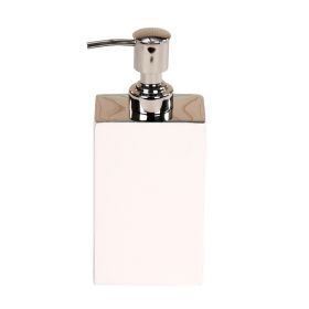 Trier Bath Accessories (Color: White, size: Lotion Dispenser)