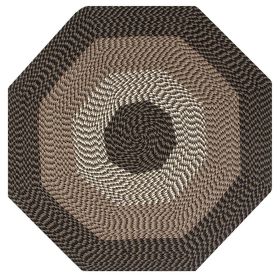 Alpine Stripe Collection (Color: Chocolate Stripe, size: 96" Octagonal)