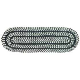 Crecent Collection (Color: Green, size: 24" x 72" Runner)