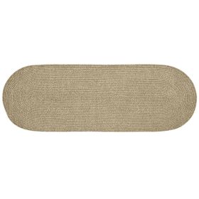 Chenille Solid Collection (Color: Dove, size: 24" x 108" Runner)