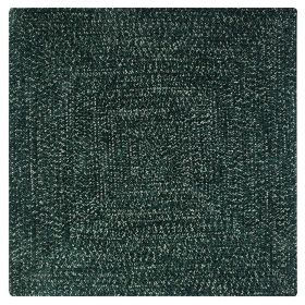 Chenille Tweed Collection (Color: Diluth/Emerald, size: 60" Square)