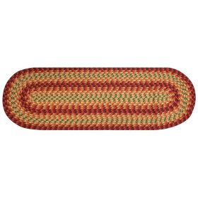 Heritage Collection (Color: Rust, size: 24" x 72" Runner)