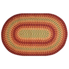 Heritage Collection (Color: Rust, size: 60" x 90" Oval)