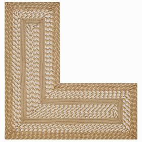 Newport Collection (Color: Tan, size: 20" x 48" x 48" L-Shape)