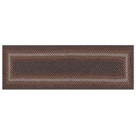 Woodbridge Rectangular Collection (Color: Black, size: 24" x 96" Runner)
