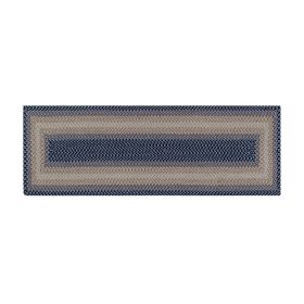 Woodbridge Rectangular Collection (Color: Blue, size: 24" x 96" Runner)